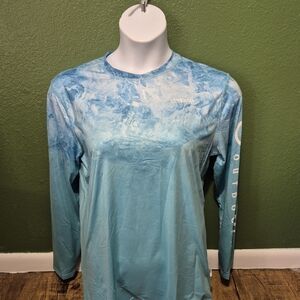 Magellan Outdoors Blue Long Sleeve Shirt